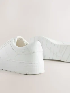 Next Cleat Chunky Lace Up Trainers White Outlet