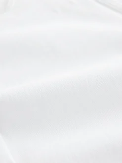 Next White Cropped Denim Jersey Leggings New