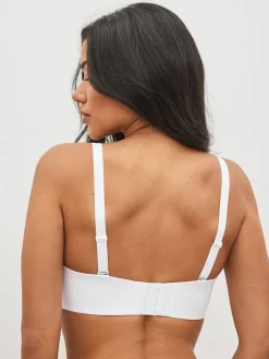 Next DD+ Non Pad Minimise Strapless Bandeau Bra White Best
