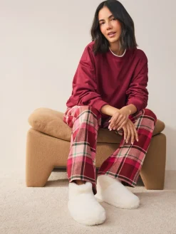 Next White Faux Fur Boot Slippers