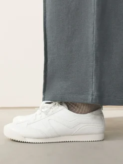 Next Forever Comfort® Slimeline Side Stripe Lace Up Trainers White Online