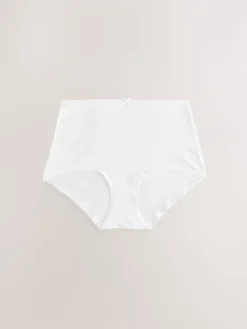Next White Full Brief Cotton Rich Knickers 5 Pack