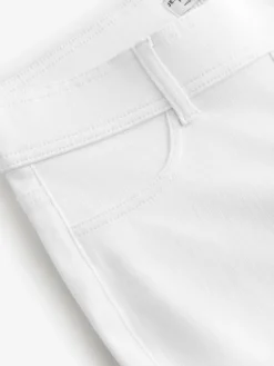 Next Jersey Denim Leggings White