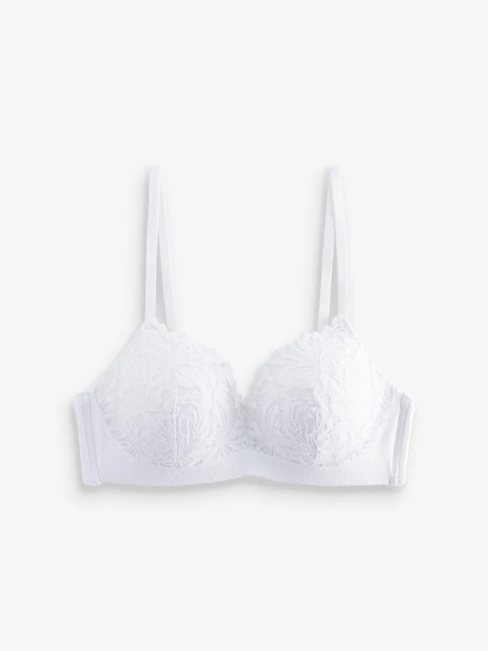 Next White Pad Non Wire Lace Ultimate Comfort Bra Hot