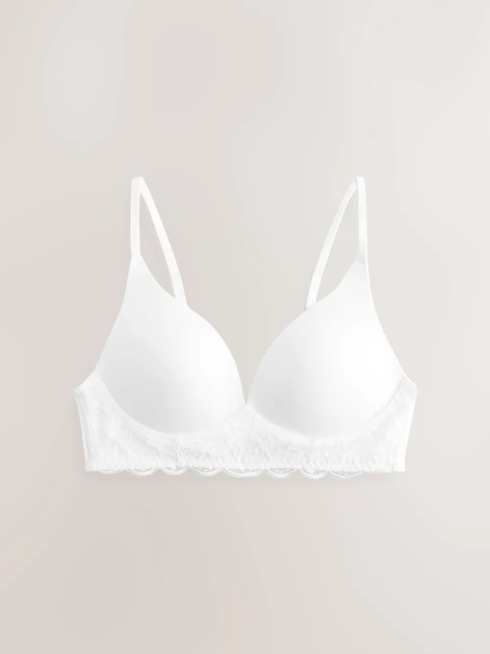 Next Pad Non Wire Ultimate Comfort Lounge Bra White Sale