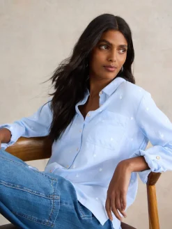 White Stuff Blue Sophie Shirt