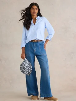 White Stuff Blue Sophie Shirt