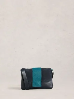 White Stuff Tabby Mini Landscape Bag Blue Clearance