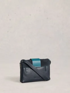 White Stuff Tabby Mini Landscape Bag Blue Clearance