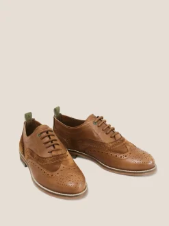 White Stuff Thistle Lace Up Brogues Brown Clearance