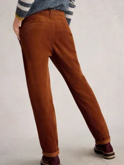 White Stuff Brown Twister Cord Trousers New