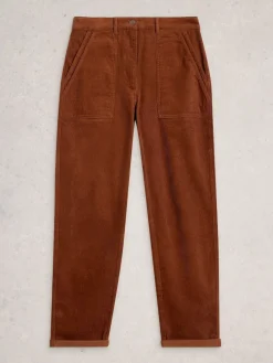 White Stuff Brown Twister Cord Trousers New