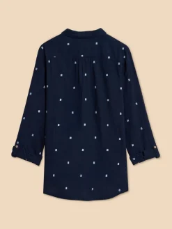 White Stuff Dark Blue Sophie Shirt Sale