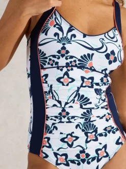 White Stuff White Splash Control Swimsuit