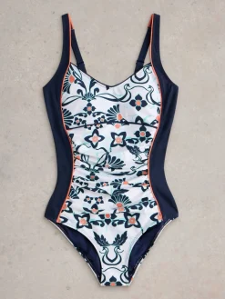 White Stuff White Splash Control Swimsuit