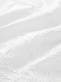 Next Textured Cornelli Cover-Up Shirt White Hot