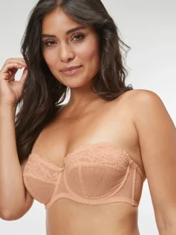 Next DD+ Non Pad Strapless Bras 2 Pack White/Praline Nude Online