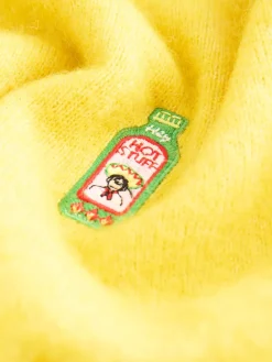 Next Yellow Hot Sauce Long Sleeve Crew Neck Jumper With Wool Best