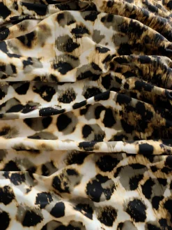 Next Yellow/Cream Leopard Shaping Tummy Control Swimsuit Sale