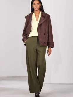 Next Soft Relaxed Long Sleeve Shirt Yellow/White Stripe New