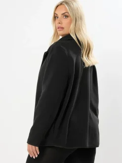 Yours Curve Black Active Fleece Outlet