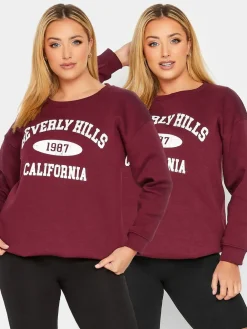 Yours Curve Black Cycling Shorts 2 Pack Hot