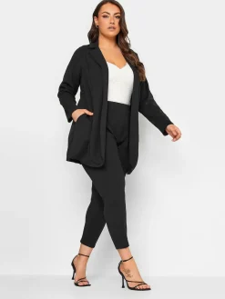 Yours Curve Black Limited Blazer Outlet