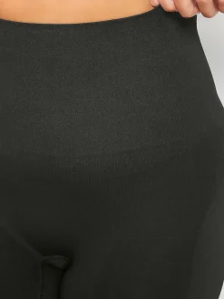 Yours Curve Seamless Tummy Control High Waisted Shorts Black Best