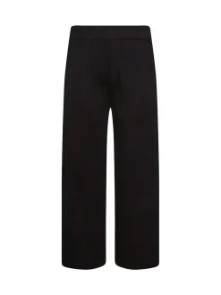 Yours Curve Black Wide Leg Trousers New