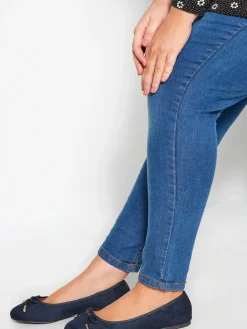 Yours Curve Extra Wide Fit Extra Wide Fit Blaise Ballerinas Blue Best