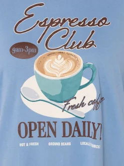 Yours Curve Long Sleeve Nightdress Blue Best