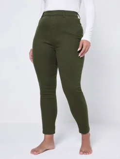 Yours Curve Green Grace Jeggings