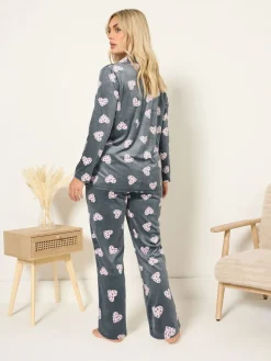 Yours Curve Grey Baby Fleece Pyjamas Set Best